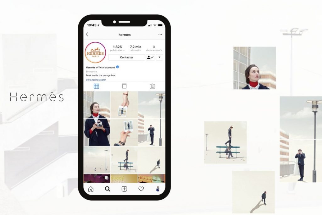 Hermès Social Grid Instagram